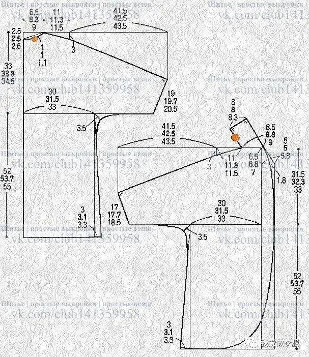 【女装纸样】春季收集的上衣，裤子等的裁剪图，喜欢拿走